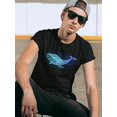 thumbnail image 2 of Neon Whale T-Shirt Men -Image by Shutterstock, Male Large, 2 of 4