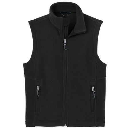 Fleece Baby Fleece Vest - Port Authority Youth Super Soft Fleece Warmth Drawcord Vest