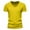 Yellow, variant on Shirts for Men Solid Color V-Neck Short Sleeve Tee Tops Summer Cotton Casual Relaxed Fit Pullover Tee Shirts