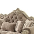 thumbnail image 4 of ACME Ragenardus Sofa in Gray Fabric & Antique White, 4 of 7
