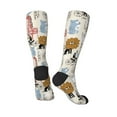 thumbnail image 4 of Balery Hand Drawn Animals Fun Novelty Socks Men'S Women'S Crew Socks Funny Crazy Novelty Socks Quirky And Cool Socks, 4 of 9