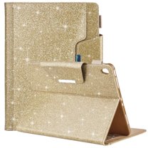 Case for iPad Pro 11-inch 2018 Release, Allytech Glitter [Auto Wake/Sleep] Sparkly Bling PU Leather Folio Flip Stand Cover for Apple iPad Pro 11-inch 2018 Tablet, Gold