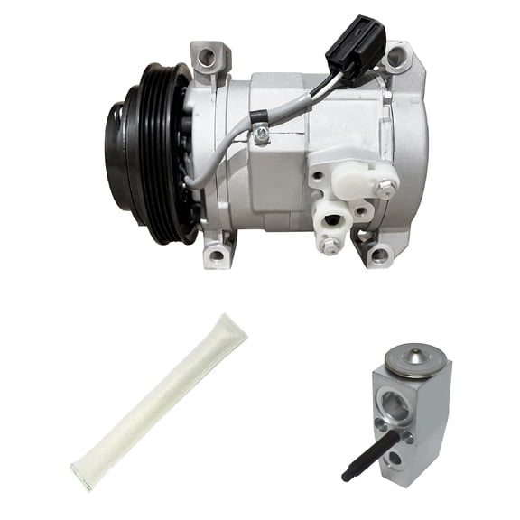 RYC New Automotive Air Conditioning Compressor and Clutch Kit KT EC98N (Fits Cadillac CTS 6.2L 2013)