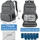 thumbnail image 4 of Mochila MATEIN Work para hombre con compartimento para portátil gris, 4 of 7