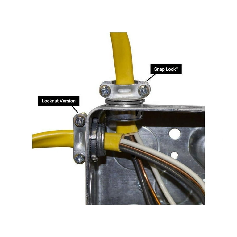 SJE-RHOMBUS Cable Clamp: Cable Clamp Assembly, Nylon/Stainless Steel, 12 AWG Compatible Wire Gauge