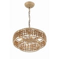 thumbnail image 2 of SIL-B6003-BS Crystorama Lighting Silas - 3 Light Chandelier, 2 of 10