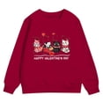 thumbnail image 4 of Chandail à Capuchon pour Enfants à Imprimé à la Mode pour la Saint-Valentin d'Automne et d'Hiver, 4 of 4