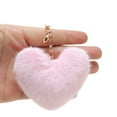 thumbnail image 4 of Unique Bargains 1 Pc Fashion Tassel Heart Handbag Charm Bag Accessories Pink, 4 of 5