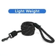 thumbnail image 5 of Pawtitas Training Dog Leash Durable Small Rope Reflective Dog Leash 6 ft Paracord Lead Strong and Comfortable - Black Dog Leash, 5 of 8