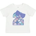 thumbnail image 3 of Inktastic 2nd Birthday Mermaid 2 Year Old Girl Girls Toddler T-Shirt, 3 of 5