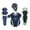 NAVY, variant on All Star Top Star NOCSAE Approved Baseball Catcher's Kit (12-16)