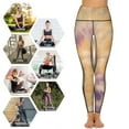 thumbnail image 5 of Women's High Waisted Yoga Leggings with Pockets，Colorful Tie Dye Vortex，Tummy Control Non See Through Workout Athletic Running Yoga Pants, 5 of 6