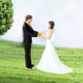 thumbnail image 6 of Hand Painted 1:64 Wedding Figure DIY Projects Miniature S Gauge Layout Decor 2pcs, 6 of 8