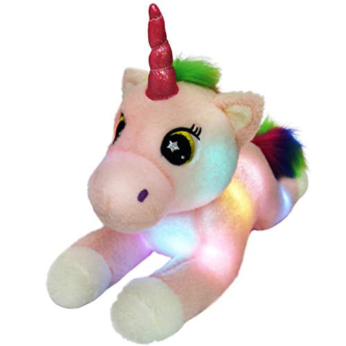My Glowing Unicorn Animagic Rainbow a Soft Unicorn Plush Toy with Glowing and 