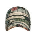 thumbnail image 2 of Yiaed Vintage Art Butterfly Flower Print Cap Adjustable Size for Running Workouts and Outdoor Activities All Seasons, 2 of 5