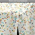 thumbnail image 4 of Geometric Dog Crate Cover, Abstract Contemporary Pattern with Minimal Rhombuses and Rounds Print, Easy to Use Pet Kennel Cover Small Dogs Puppies Kittens, 7 Sizes, White and Multicolor, by Ambesonne, 4 of 6