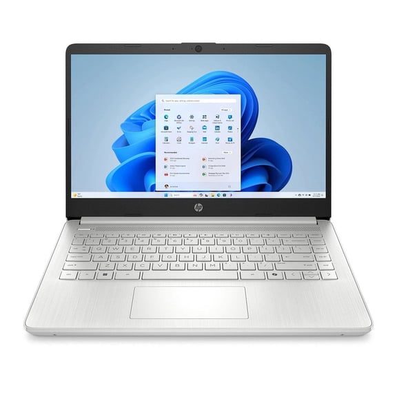 HP 14-dq6101ds 14" HD Touchscreen Laptop, Intel N150 0.8GHz, 4GB RAM, 128GB UFS, Windows 11 Home S Mode, Natural Silver