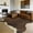 Yellow-brown, variant on Janvonne Irregular Cow Print Faux Cowhide Area Rug, Non-Slip Washable Animal Print Floor Mat for Living Room Bedroom Cave, 5'x6.2' Yellow and White Spotted Cowhide