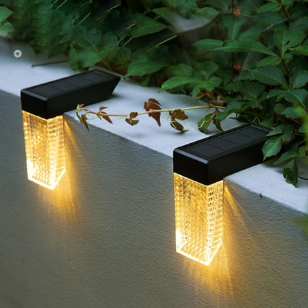 

Solar Deck Lights Decoration 7 Color Changing Solar Power Lamp Decoration for Patio Stair Garden Fence