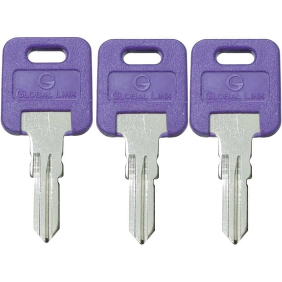 3 Pack of Global RV Keys Select Your Key Code (G365)