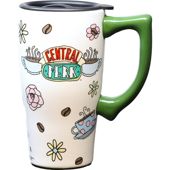 CENTRAL PERK 18 OUNCE CERAMIC TRAVEL MUG
