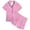 A-Pink72, variant on JAJAHO Girls Satin Pajama Sets Bow Print Summer Sleepwear Short Sleeve Button Up Shirts And Shorts 2 Piece Set 2-13Y