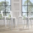 thumbnail image 5 of Promenade Bar Side Stool Metal Set of 4,White, 5 of 5