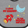 thumbnail image 4 of Inktastic I Love My Grammy to the Moon and Back Boys or Girls Baby Bib, 4 of 4