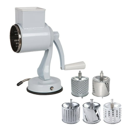 

Black and Friday Deals 2024 Clearance Cheese Grater Kitchen Manual Cheese Grater With Handle Vegetable Slicer With 5 Replaceable Drum Stainless Steel Grater Easy To Clean Grater Slicer For Frui