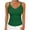 Green, variant on Womens Sleeveless V-Neck Blouse, Summer Casual Tops, Loose Fit Tank Top with Built-in Support for Daily Wear and Outwear