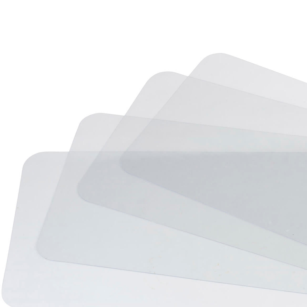 Clear Plastic Placemats, Set of 4