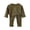 Dark Green-bVhJ3, variant on Boys Girs Thermal Underwear Set Soft Winter Thermal Top and Bottom Long Cotton Base Layer