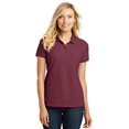 thumbnail image 1 of Port Authority ®  Ladies Core Classic Pique Polo. L100 Xs Burgundy, 1 of 5