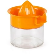 Mainstays 10 Ounce Citrus Juicer Easy Screw Top Glass and Plastic Dishwasher Safe Orange