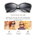 thumbnail image 2 of Gafas de Sol Giselle Retro de Ojo de Gato con Brillantes para Niñas de 6 a 14 Años, 2 of 7