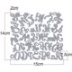thumbnail image 2 of Troqueles de corte del alfabeto, troqueles de letras, troqueles de corte para álbum de recortes, plantillas para álbum de recortes, artesanía a mano para boda, decoración artesanal, tarjeta de papel, 2 of 5