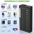 thumbnail image 4 of Estación de carga ALI SEA de 20 puertos USB C 480 W para múltiples dispositivos, 4 of 8