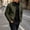 Army Green, variant on WIZUTIZ Men's Workwear Jacket Solid Color Long Sleeve Stand Collar Zipper Cotton Casual Outer Coat for Outdoor Daily All-Season Wear Mens Fashion