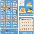 thumbnail image 3 of Wooden Daily Routine with Stars, Chore Chart for Kids, Visual Schedule for Kids, Morning Evening Routine Chart, Preschool Routine Chart, Routine Chart for Kids, 3 of 9