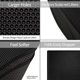 thumbnail image 2 of Alfombrilla para arena para gatos, bandeja para arena para gatos de 24 x 18 pulgadas, EVA impermeable no tóxica, diseño de panal de doble capa (negro) JAMW Sencillez, 2 of 5