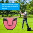 thumbnail image 4 of facefd Golf Club Headcover Portable Reusable Stylish Replacement Solid Color Putter Storage Cover Accessories Birthday Gift White Red, 4 of 6