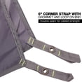 thumbnail image 2 of REDCAMP Waterproof Camping Tarp, Grey/Green 4 in 1 Multifunctional Tent Footprint for Camping, Hiking, Backpacking, 2 of 7
