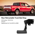 thumbnail image 3 of Side Bed Step, Easy Get On Rear Retractable Truck Bed Step 75312 01A Anti Slip Impact Resistant  for Truck, 3 of 7