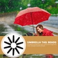 thumbnail image 3 of 10pcs Foldable Umbrella Tail Beads Replacement Umbrella Tail Beads Umbrella Bone Covers, 3 of 9