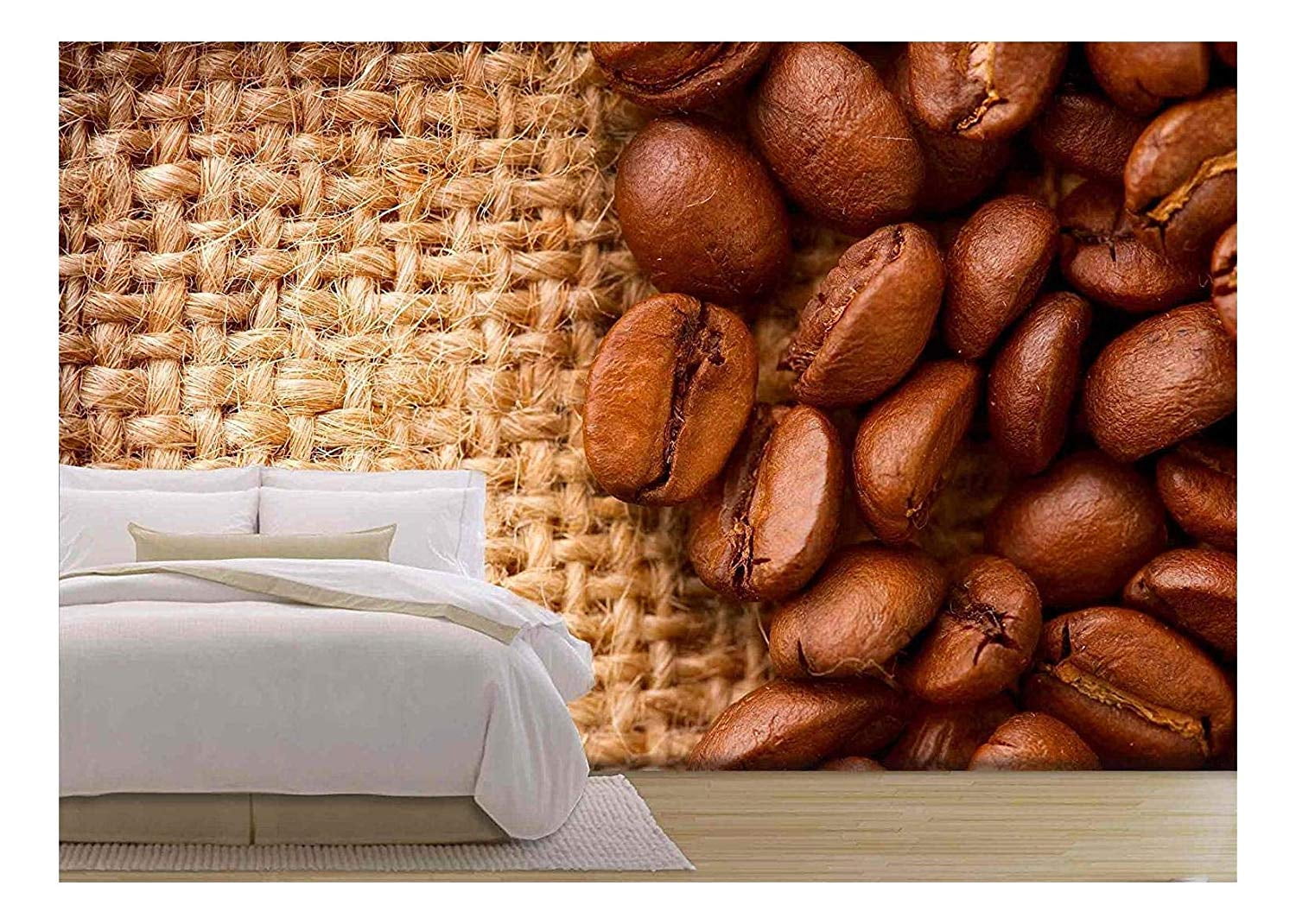 Wall26 Coffee Border Design Removable Wall Mural SelfAdhesive