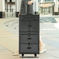 thumbnail image 4 of 4-Layer Organizer with Drawers & Multi-Pockets – Rolling Makeup Case for Hair Dryers, Combs, Scissors – Ideal for Beauty Parlors & On-The-Go Artists, 4 of 17