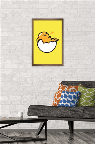 Gudetama - Sigh Wall Poster, 14.725" x 22.375" Framed