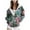 Bronze_1, variant on Women's Trendy Christmas Printing Graphic Jacket Zip Up Long Sleeve Hoodies Streetwear Fashion Coat With Pockets