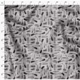 thumbnail image 4 of Soimoi Gray Rayon Fabric Gardening Tools & Hardware Printed Fabric 1 Yard 42 Inch Wide, 4 of 5