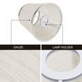 thumbnail image 2 of CRAFTHROU 1Pc Decorative Lampshade in Golden Cloth Material for Chandelier Light Cover, 2 of 8